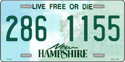 NH license plate 2861155