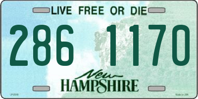 NH license plate 2861170