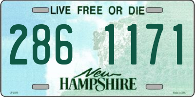 NH license plate 2861171