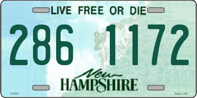 NH license plate 2861172
