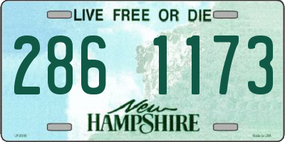 NH license plate 2861173