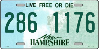 NH license plate 2861176