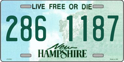 NH license plate 2861187