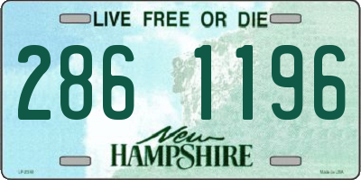 NH license plate 2861196
