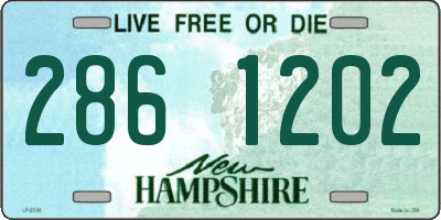 NH license plate 2861202