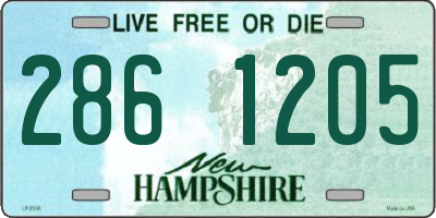 NH license plate 2861205