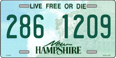 NH license plate 2861209