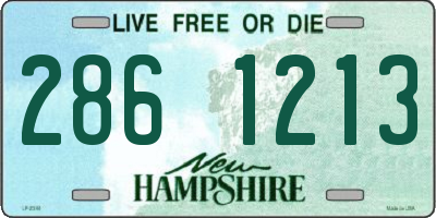 NH license plate 2861213