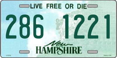 NH license plate 2861221