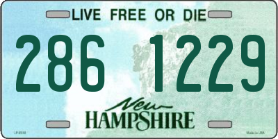 NH license plate 2861229