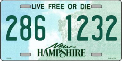 NH license plate 2861232