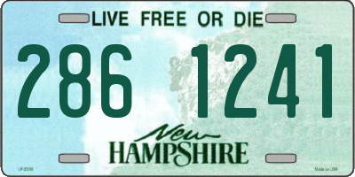 NH license plate 2861241