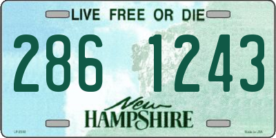 NH license plate 2861243