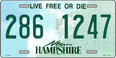 NH license plate 2861247