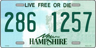 NH license plate 2861257