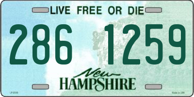 NH license plate 2861259