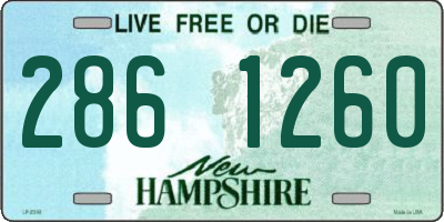 NH license plate 2861260