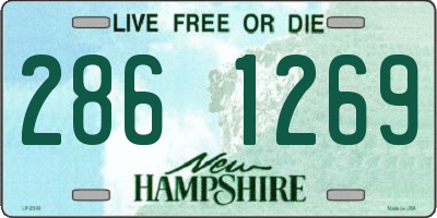 NH license plate 2861269