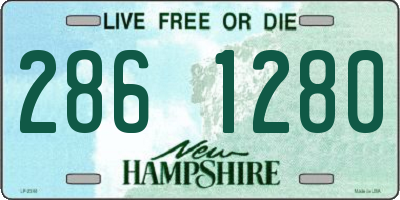 NH license plate 2861280