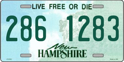 NH license plate 2861283