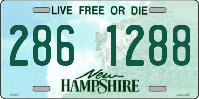 NH license plate 2861288