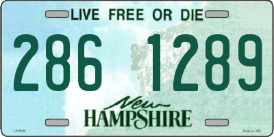 NH license plate 2861289