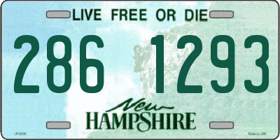 NH license plate 2861293