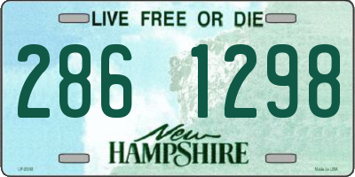 NH license plate 2861298