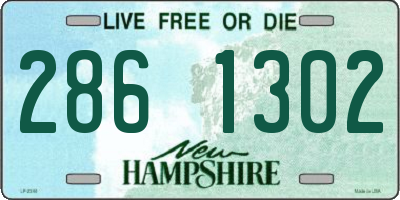 NH license plate 2861302