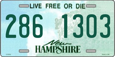 NH license plate 2861303
