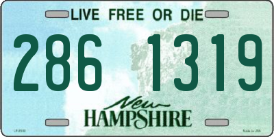 NH license plate 2861319