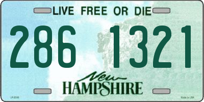 NH license plate 2861321