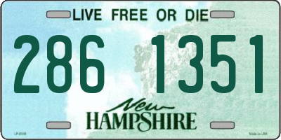 NH license plate 2861351