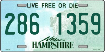 NH license plate 2861359