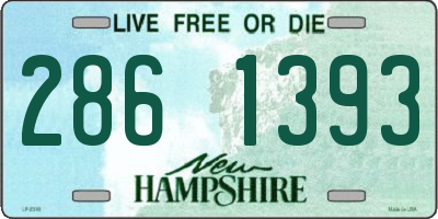 NH license plate 2861393