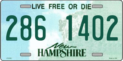 NH license plate 2861402