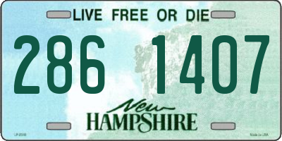 NH license plate 2861407
