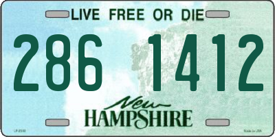 NH license plate 2861412