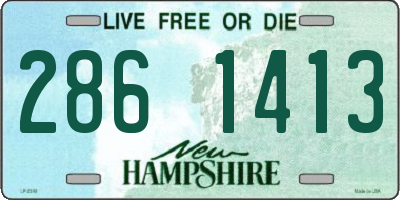 NH license plate 2861413