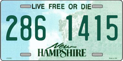 NH license plate 2861415