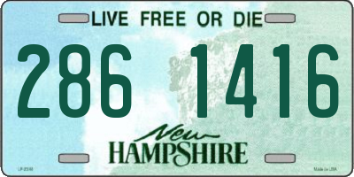 NH license plate 2861416