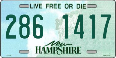 NH license plate 2861417