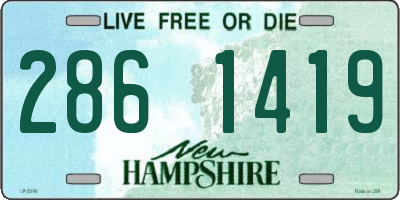 NH license plate 2861419