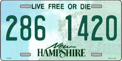 NH license plate 2861420
