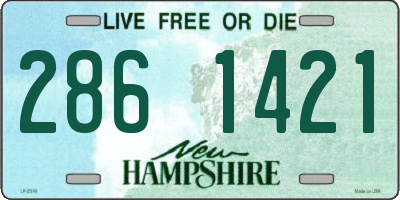 NH license plate 2861421