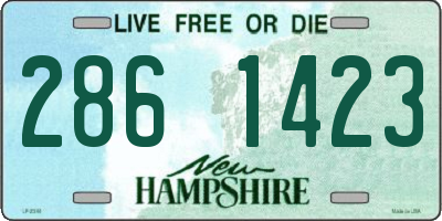 NH license plate 2861423