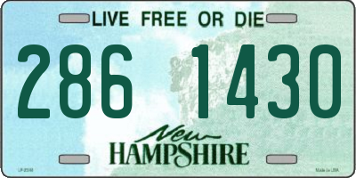 NH license plate 2861430