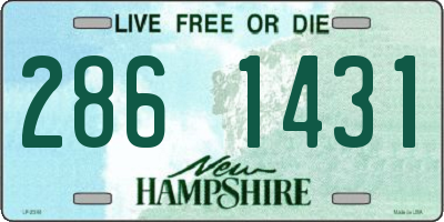 NH license plate 2861431