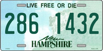 NH license plate 2861432