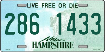 NH license plate 2861433